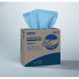 Blue, 100 Count Pop-Up Box KIMTECH PREP KIMTEX Wipers-8.8 x 16.8