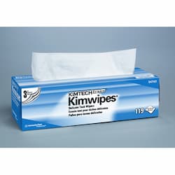 3-Ply, 119 Count KIMTECH SCIENCE KIMWIPES Delicate Task Wipers-11.8 x 11.8