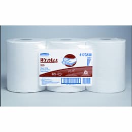 White, 275 Count Centerpull Roll WYPALL X70 Wipers-9.8 x 13.4