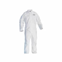 A20 EBC Coveralls, Microforce SMS Fabric, White, XL