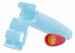 DryConn Direct Bury Strain Relief Silicone Tube w/ Red/Yellow Gorilla Nut