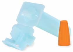 DryConn Direct Bury Strain Relief Silicone Tube w/ Orange/Blue Gorilla Nut