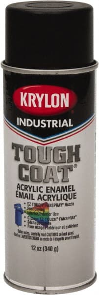 12 oz Max-Flat Black Tough Coat Acrylic Enamel