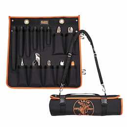 Utility Insulated 13-Piece Tool Kit with Roll-Up Case