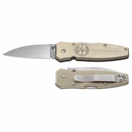 Lightweight Lockback Knife, 2-1/2'' Drop-Point Blade