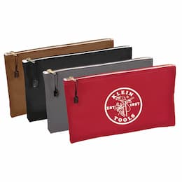 Zipper Bags-Canvas, 4-Pack