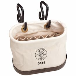 Aerial-Basket Oval Bucket with 15 Interior Pockets