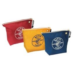 Klein Tools Assorted Canvas Zipper Bags