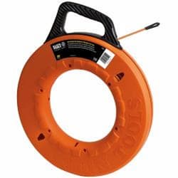 Klein Tools 200'  Multi-Groove, Non-Conductive Fiberglass Fish Tape