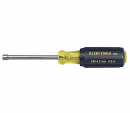 4.5 mm Nut Driver - 3'' Hollow Shank, Cushion Grip