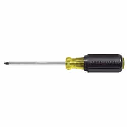 #3 Square-Recess Tip Screwdriver,  8'' Round Shank