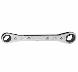 Klein Tools Ratcheting Box Wrench - 3/8'' x 7/16''