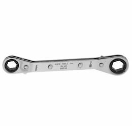 Fully Reversible Ratcheting Offset Box Wrench - 1/2'' x 9/16''