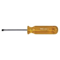 3/16'' Cabinet-Tip Screwdriver - 3'' Round-Shank