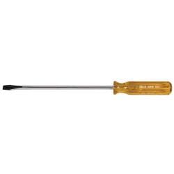 3/8'' Keystone-Tip Screwdriver - 10'' Round-Shank