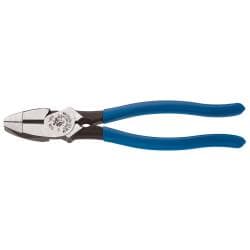 9'' High-Leverage Side-Cutting Pliers - Lineman's Bolt-Thread Holding