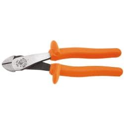 8'' Insulated High-Leverage Diagonal-Cutting Pliers - Angled Head