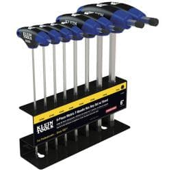 Metric Journeyman T-Handle Set with Stand, 8-Piece