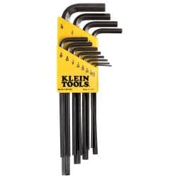 Long-Arm Style Hex-Key Caddy Set, 12-Piece - Inch