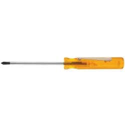 #0 Phillips-Tip, Pocket-Clip, Round-Shank Screwdriver