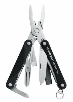 Stainless Steel Squirt ES4 Multi-Tool, Black