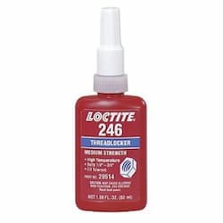 Loctite  246 Medium Strength, High Temp. Threadlocker, 50 mL