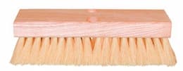 10" White Tampico Hardwood Deck Scrub Floor Brush