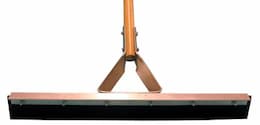 30" Straight Squeegee with Steel Bracket Handle