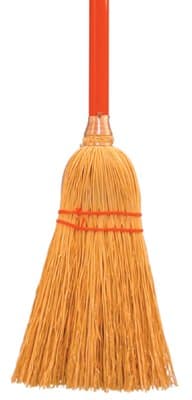 24" Lobby or Maid's Cart Brooms Corn Bristles