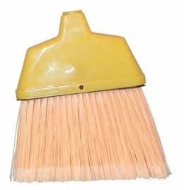 Flagged Plastic Large Angle Broom w/48" Handle