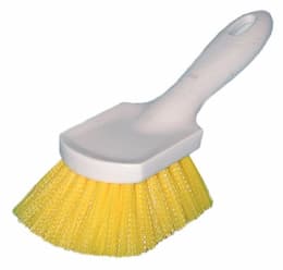 8[1/2]" White Nylon Short Handle Utility Brush