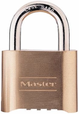 4 Step Dial No. 175 Combination Brass Padlock