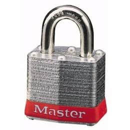 4 Pin Red Steel Body Safety Padlock