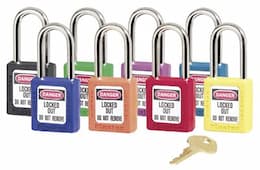 6 Pin Tumbler Safety Lockout Padlock Keyed