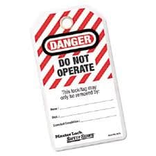 3" "Do Not Operate" I.D. Tags