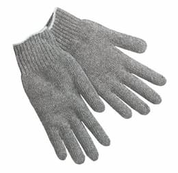 Memphis Glove Gray 7 Gauge Cotton/Polyester String Knit Gloves