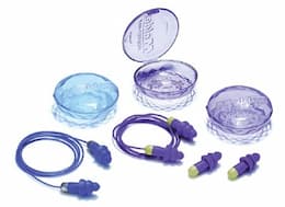 Purple Corded Rockets Reusable Earplugs