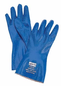 North Safety  Size 9 Nitri-Knit Supported Nitrile Gloves