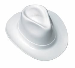 White Ratchet Vulcan Cowboy Hard Hats