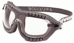 Black Frame Clear Lens Fury Safety Goggles