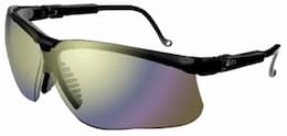 Black Frame Mirror Lens Uvex Genesis Safety Eyewear