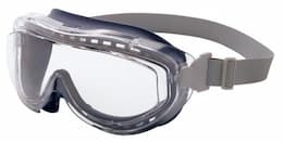 Navy Frame Clear Polycarbonate Lens Flex Seal Goggles