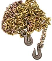 Gold Transport Tiedown Chain Assemblies