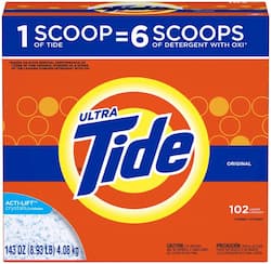 Tide Ultra Powdered Laundry Detergent 143 Oz.