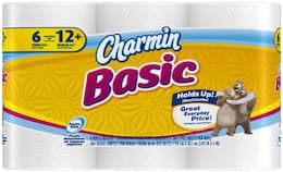 Charmin Basic Double Roll 6 Rolls