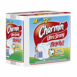 Charmin Ultra Strong 2-Ply Mega Roll 18 Count