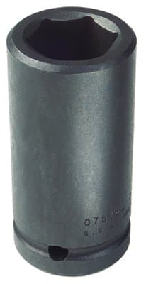 3/4" Drive 2" 6 Point Black Oxide Deep Impact Socket