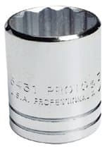 1/2" Drive 1[1/4]" 12 PT. Square Forged Alloy Steel Torqueplus Socket