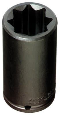 1/2" Drive 7/8" 6Pt. Black Oxide Point Impact Socket