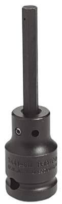 1/2" Drive 10mm Black Oxide Impact Hex Bit Socket